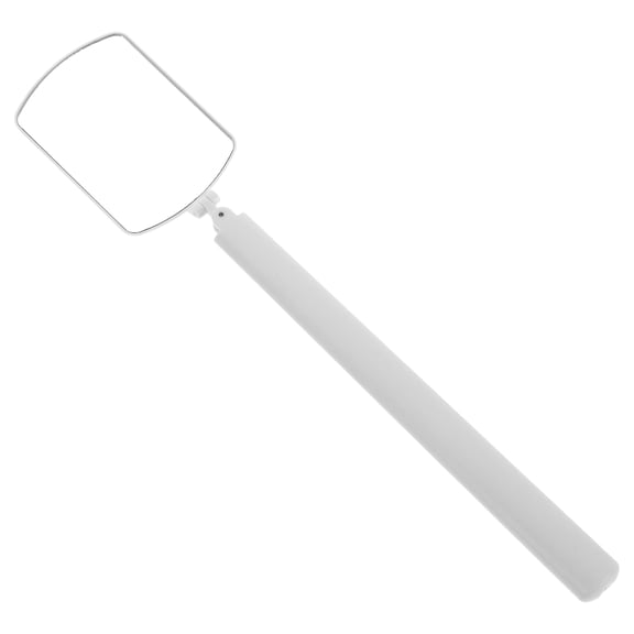 Healifty Clear Acrylic Eyelash Check Mirror with Rotate Feature White Compact Lash Application Tool
