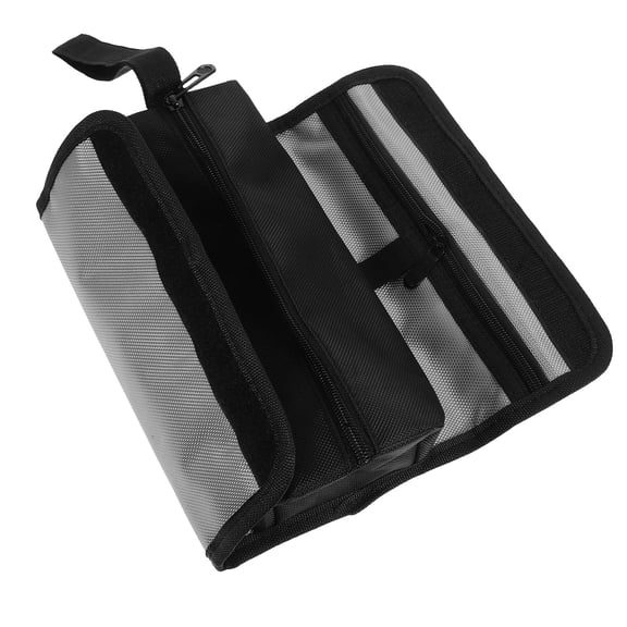 Healifty Compact Tool Roll Organizer Bag Foldable Carry Pouch for Maintenance Repair
