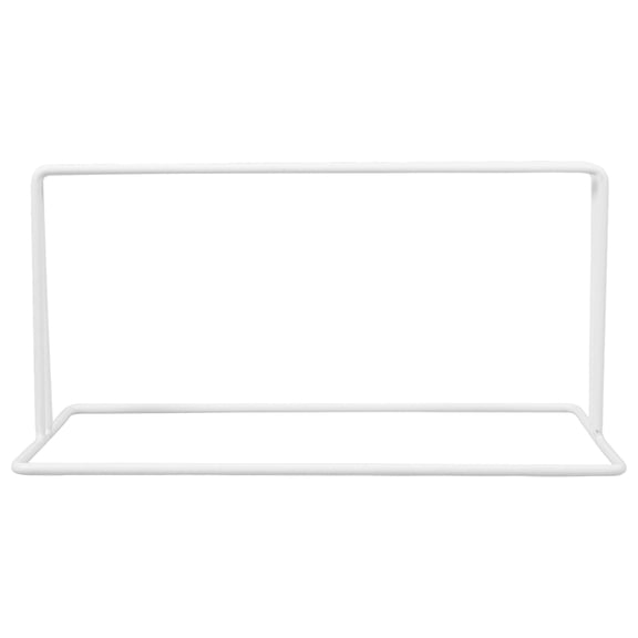 Healifty Convenient White Desk Partition Bracket Metal Grid Wall Holder for Panel Support