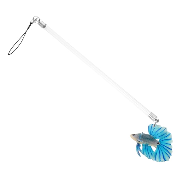 Healifty Acrylic Betta Fish Stick for Aquarium Enrichment and Enhanced Tail Flaring Activity