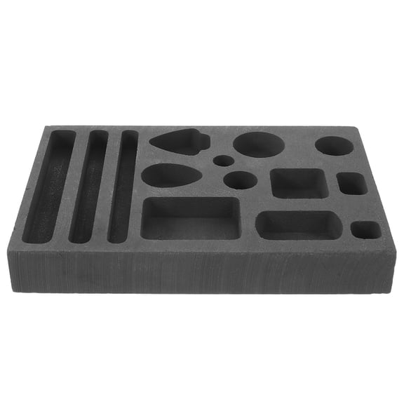 Healifty Black Graphite Mold for Metal Casting and Crucible Melting with Efficient Heat Transfer Performance