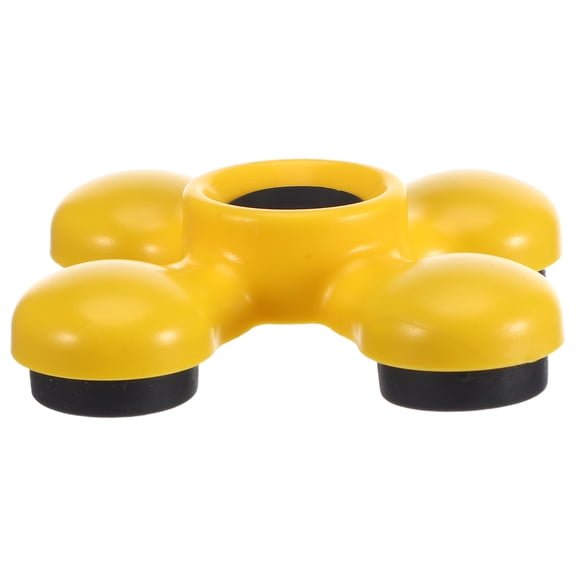 Healifty Yellow Cello Rest Stand with Easy Install Anti- Mat for Professional Musicians and Performance Use