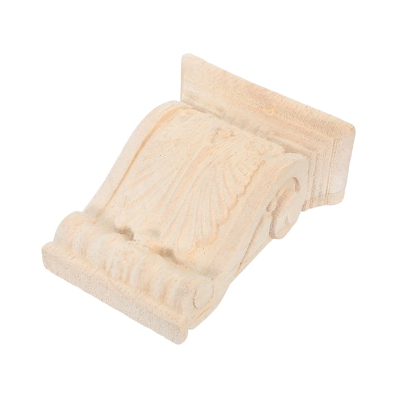 Healifty European Style Hand Carved Wooden Corbels with Mortise Tenon Joints for Home Columns and Shelves