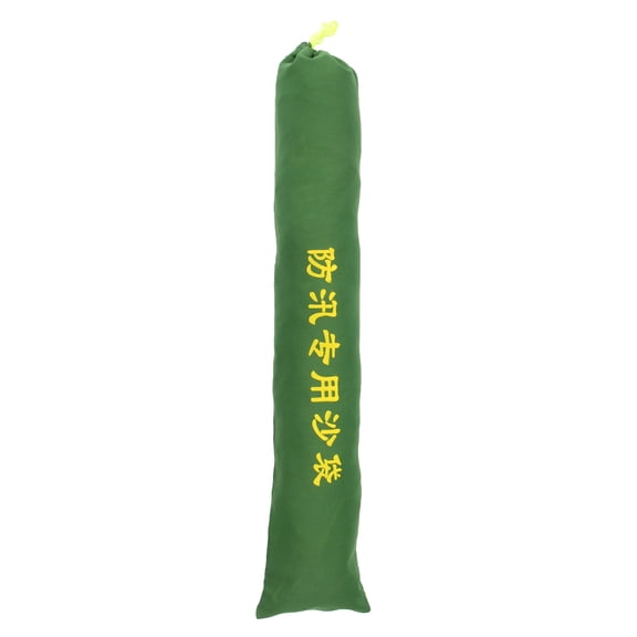 Healifty Flood Protection Sandbag Green Long Strip Canvas for Hurricanes 1Pack