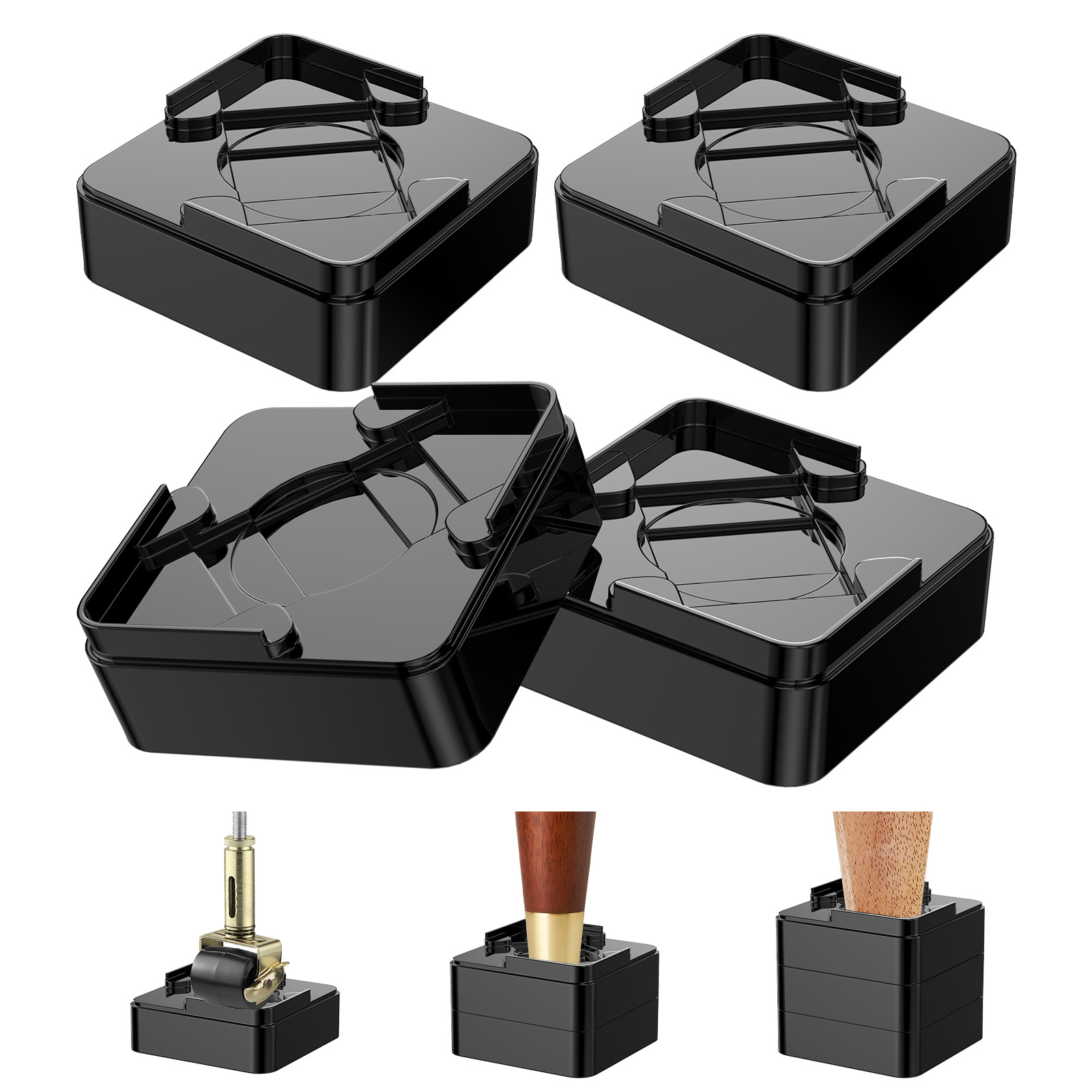 Healifty Furniture Risers Cooker Feet Recliners Adjustable Legs Height ...