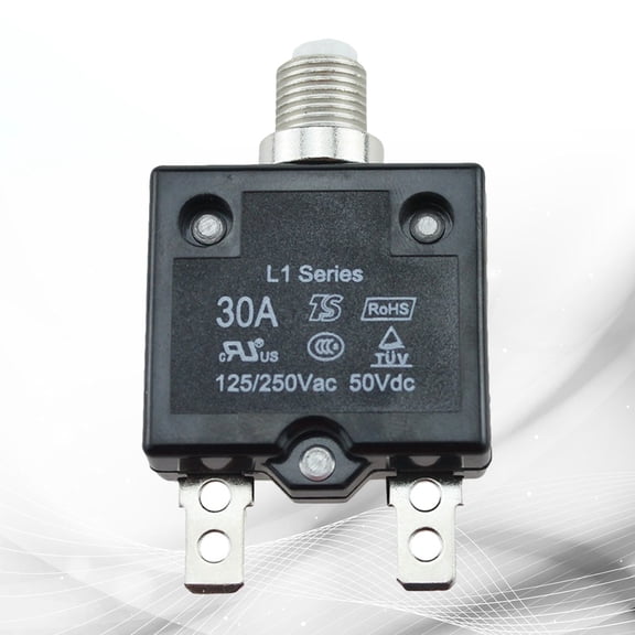 Healifty Fuse Reset Circuit Breaker for Car and Boat 50V Power Protection Black Material