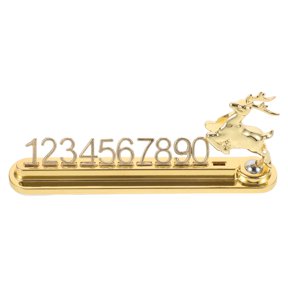 Healifty Car Temporary Parking Card with Golden , Easy to Use and Design