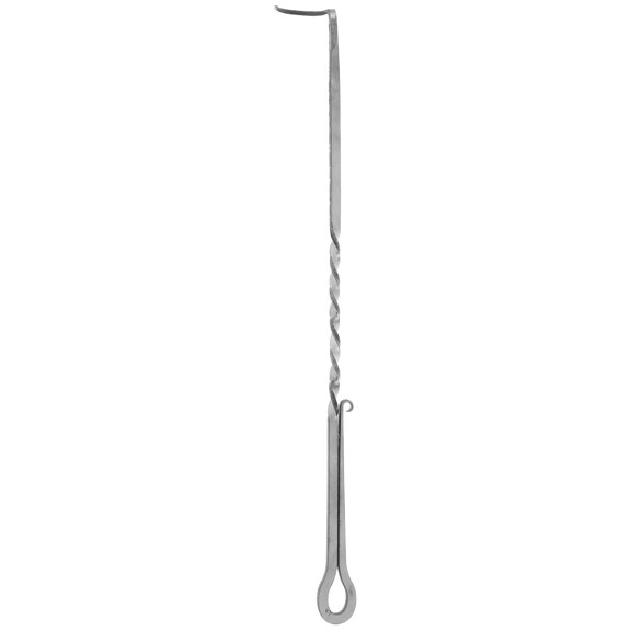 Healifty Stainless Steel Meat Flipper, Versatile Bbq Tool, Grey, Easy to Use