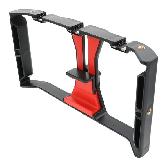 Healifty Handheld Phone Video Grip Black Horizontal and Vertical Shooting Support with Comfortable Ergonomic Handle