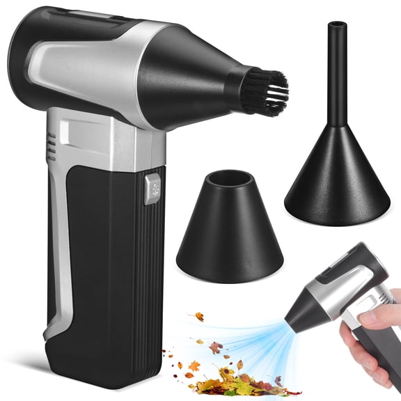 Healifty High Speed Portable Handheld Fan Powerful Electric Air Duster Black