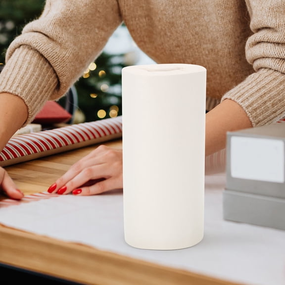 Healifty High Strength White Wrap Paper Roll Tear Resistant for Shipping Packaging and Craft Use
