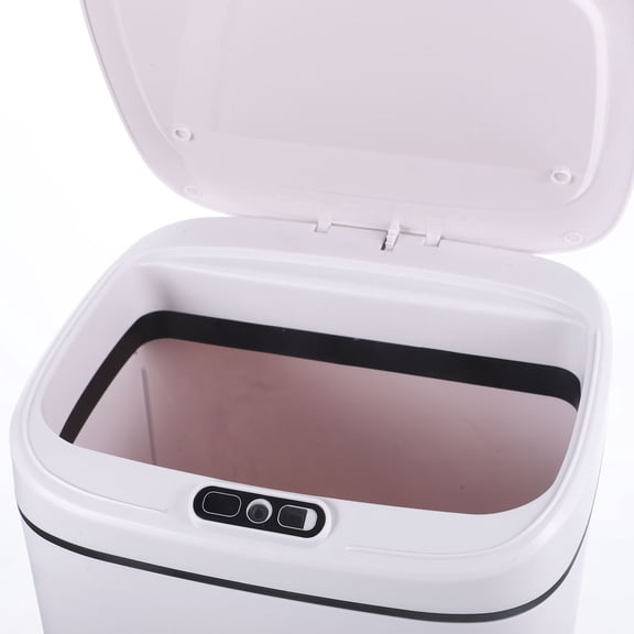Healifty Large Capacity Smart Trash Can White Automatic Sensor Bin for Kitchen, Bathroom, Bedroom Use