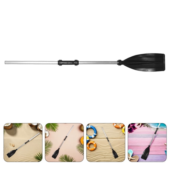 Healifty Lightweight Aluminum Alloy Boat Oar with Detachable Design for Inflatable Boat Use