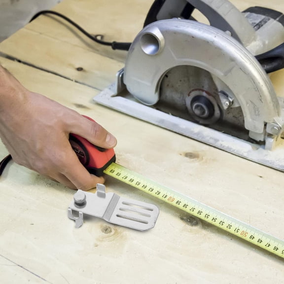 Healifty Tape Clamp Measuring Tool with Pencil Holder for Accurate Home Measurement