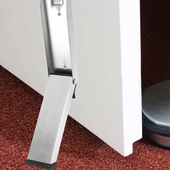 Healifty Metal Kick Down Door Stopper for Home Use with Foldable Design and Stable Positioning