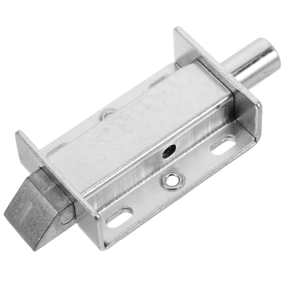Healifty Plated Metal Spring Loaded Latch Bolt Door Lock for Automotive Toolbox with Easy Push-Pull