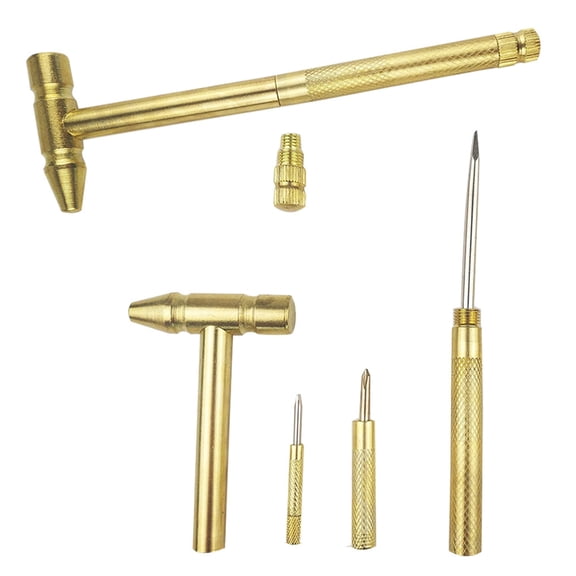 Healifty Multi Functional Screwdriver Set for Maintenance Use with Vanadium Steel Bits and Golden Metal Handle