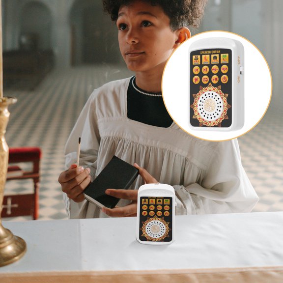 Healifty Portable Quran Speaker for Home with Digital Audio Player Mp3 Remote and Long Battery Life in Assorted Colors