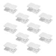 Healifty Practical Spring Base Tissue Box Holder White for Home 10Pcs ...