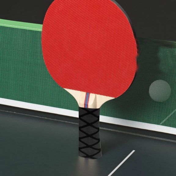 Healifty Racquet Grips Table Tennis Sleeve Black Plastic for Sports Enthusiasts 1Pack