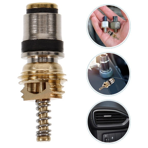Healifty Car Valve Core Kit for Vehicle Air Conditioning System Maintenance and Pressure Control, Auto AC Repair Tool