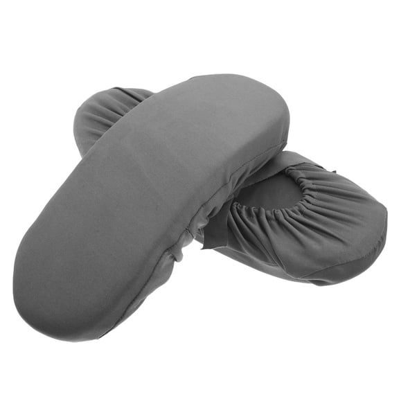 Healifty Removable Office Chair Armrest Covers Grey Memory Foam Cushion Pads for Extended Comfort