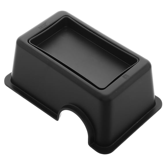 Healifty Reptile Hideout with Feeding Trough, Hollow Plastic Tank Decor for Snakes