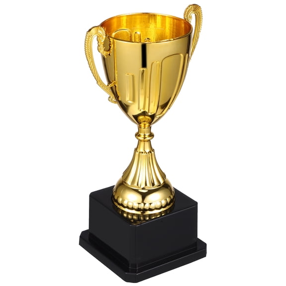 Healifty Compact Golden Trophy Plastic for Party Favors and Classroom Awards