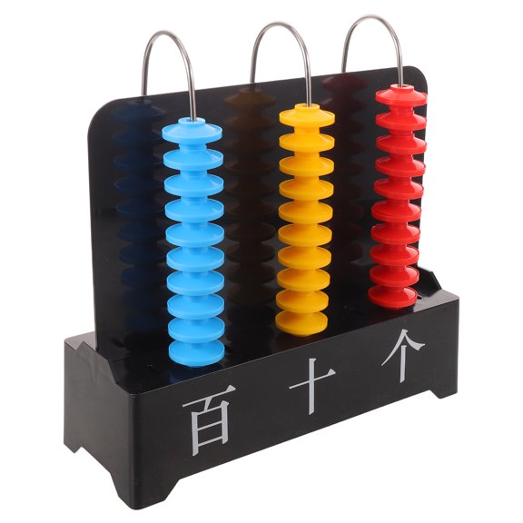 Healifty Teaching Tool Abacus for Classroom Math Counters with Clear Place Value Visualization