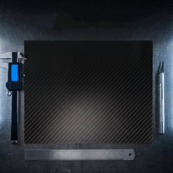Healifty Twill Weave Matte Carbon Fiber Board Sheet for Handmade DIY Model Part and Repair Panel