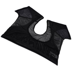 Healifty Breathable Black Washable Underarm Sweat Vest for Women, Sweat-Proof Shirt Vest Ideal for Running, Dance, and Active Wear