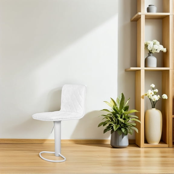 Healifty White Bar Stool Base Replacement with Replacement Hardware, Easy Install for Event Seating
