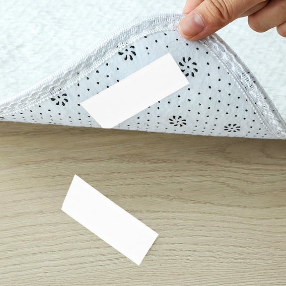 Healifty White Hook and Loop Tape Roll for Carpet Binding and Cable Management Strong Adhesive Nylon