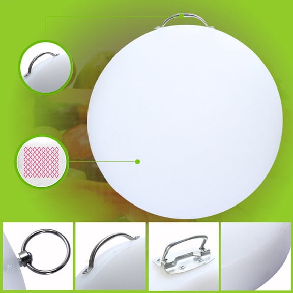 Healifty White Plastic Chopping Blocks with Handle for Space Saving Kitchen Use