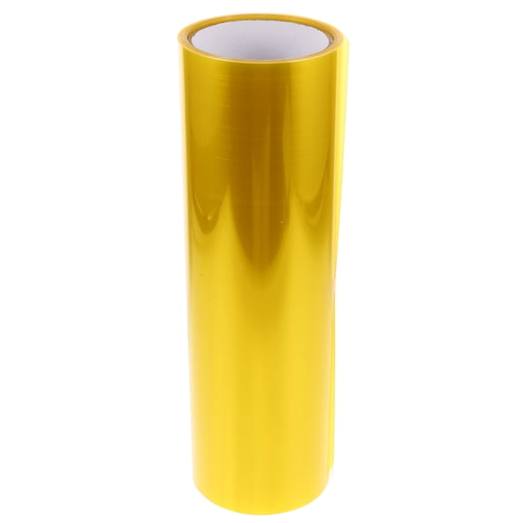 Healifty Yellow Durable Self Adhesive Vinyl Film for Car Tail Lights Fog Light Protector