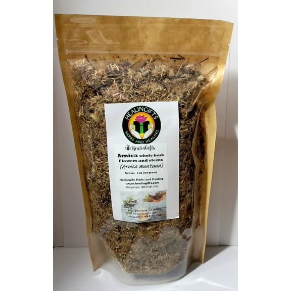 HealinGifts Arnica herb flowers stems 4 oz each