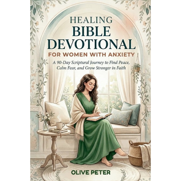 Healing Bible Devotional for Women with Anxiety: A 90-Day Scriptural Journey to Find Peace, Calm Fear, and Grow Stronger, (Paperback)