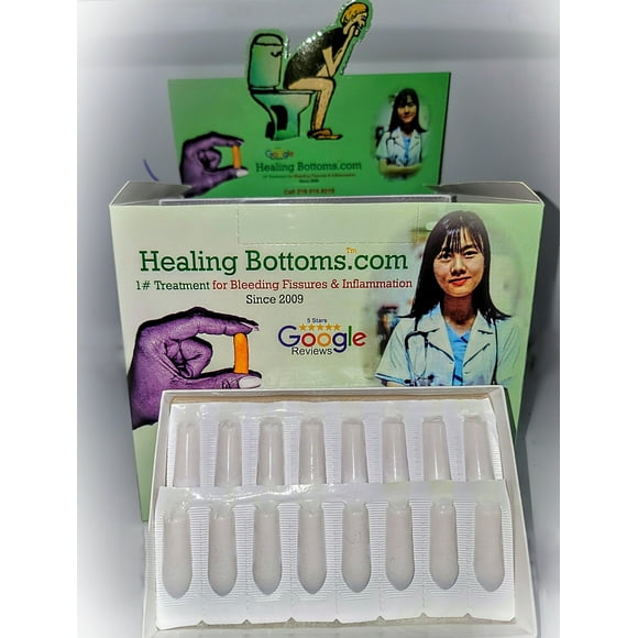 Healing Bottoms, Fissure Medicine, Turmeric Suppository, Inflamed Bleeding Hemorrhoid Medicine