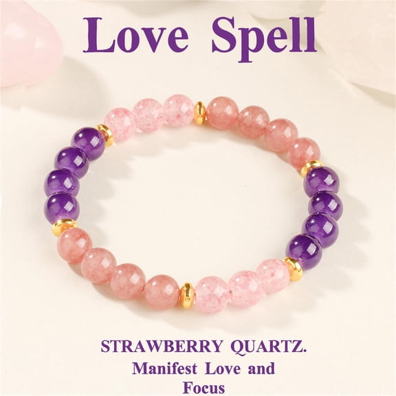 Healing Bracelet for Women & Men - Natural Stone Beaded Wealth Success Bracelet with Pyrite, Aventurine, Tiger Eye, Citrine for Prosperity, Anxiety Relief & Spiritual Gifts