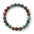 thumbnail image 1 of Healing Bracelet for Women & Men - Natural Stone Beaded Wealth Success Bracelet with Pyrite, Aventurine, Tiger Eye, Citrine for Prosperity, Anxiety Relief & Spiritual Gifts, 1 of 5