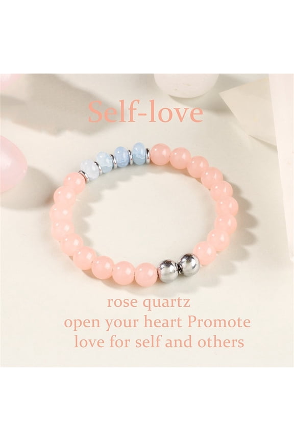 Healing Bracelets for Women & Men - Natural Stone Energy Bracelet with Gemstone Beads - Encouragement Gift for Friend, Sister & Loved Ones