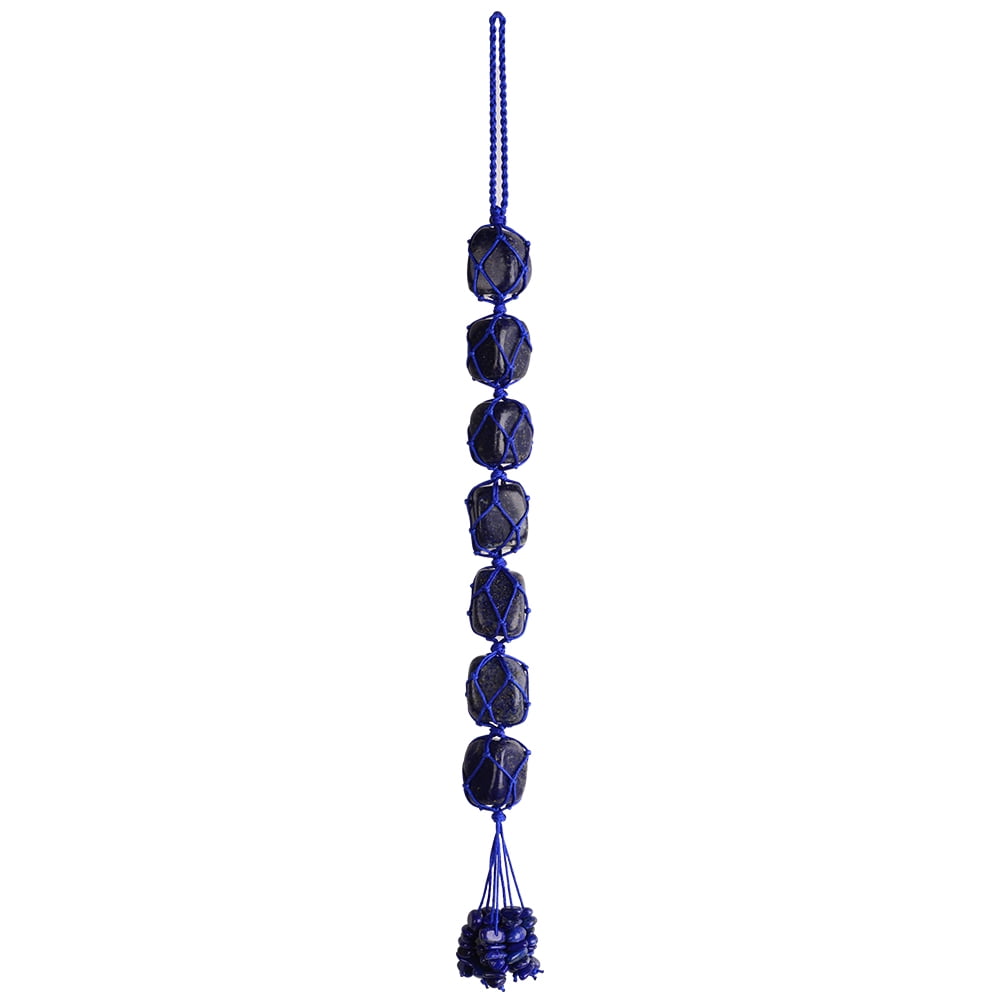 Healing Crystals Home Interior Decoration Car Hanging Ornaments Window Decoration Good Luck Home Decoration for Reiki Healing Good Luck Feng Shui Decorations (Lapis Lazuli)
