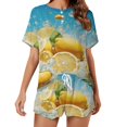 thumbnail image 1 of Healing Fruits Pajamas Set Womens Loungewear Sleepwear 2 Piece PJ Sets, 1 of 7