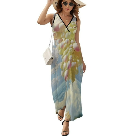 Healing Fruits Sleeveless Dress Female Clothing Dress Women Summer 2025 Dress