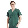 thumbnail image 1 of Healing Hands Blue Label Men's James 1-Pocket Scrub Top, 1 of 2