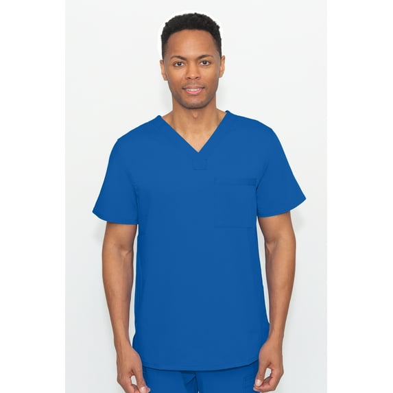 Healing Hands Blue Label Men's James 1-Pocket Scrub Top