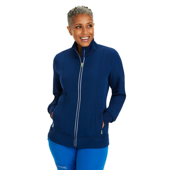 Healing Hands HH360 Women's Carly Jacket 's Two Pocket Scrub Jacket - XX-Large,Navy