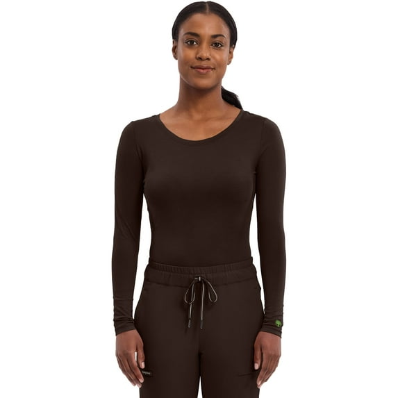 Healing Hands Women's Underscrub Soft Knit Melissa Longsleeve Scrub Tee with Breathable & Easy Care Fabric 5047