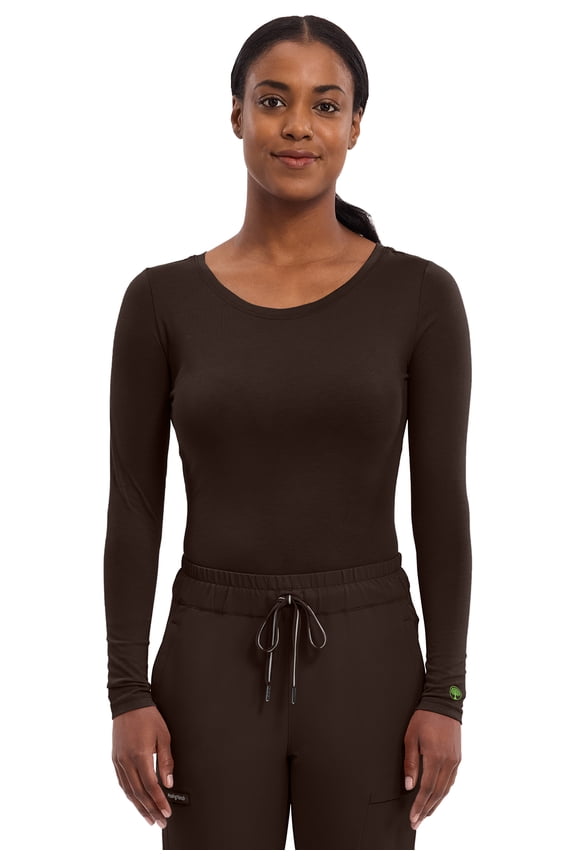 Women's Underscrub Soft Knit Melissa Longsleeve Scrub Tee with Breathable & Easy Care Fabric 5047