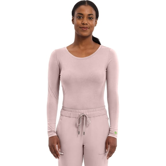 Healing Hands Women's Underscrub Soft Knit Melissa Longsleeve Scrub Tee with Breathable & Easy Care Fabric 5047